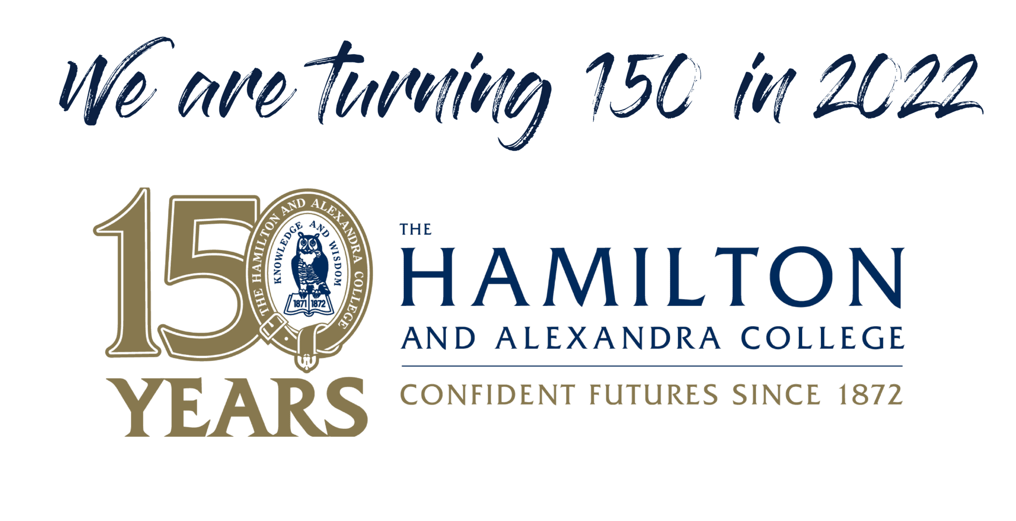 We are turning 150 in 2022 with logo